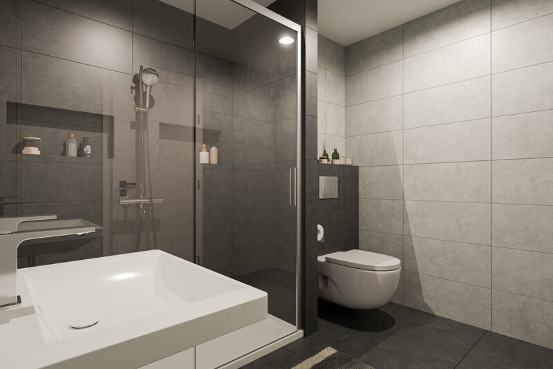 BYT 4.10 - dispozice 4+kk Mezonet, 124 m2, terasa směrem k Č.Budějovicím